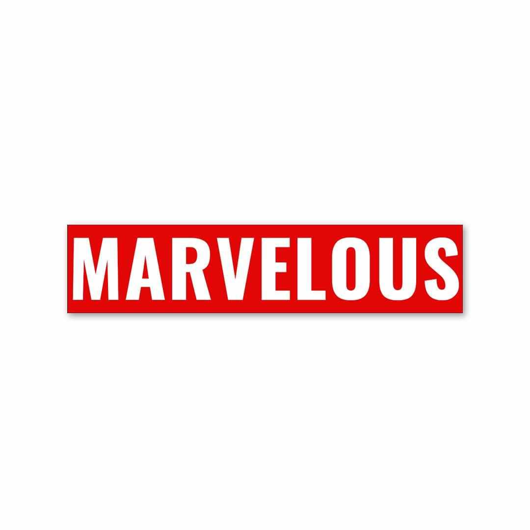 Marvelous Sticker - Stickers | STICK IT UP