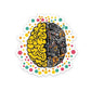 Mechanical Brain Sticker waterproof vinyl decal for laptop, bike, car & bottle