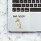 Mind fucked!! Sticker waterproof vinyl decal for laptop, bike, car & bottle