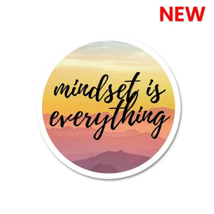 Mindset is everything Sticker waterproof vinyl decal for laptop, bike, car & bottle