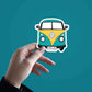 Mini Bus Sticker waterproof vinyl decal for laptop, bike, car & bottle