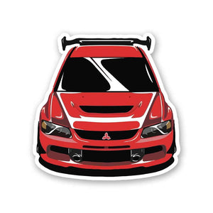 Mitsubishi Lancer Sticker waterproof vinyl decal for laptop, bike, car & bottle
