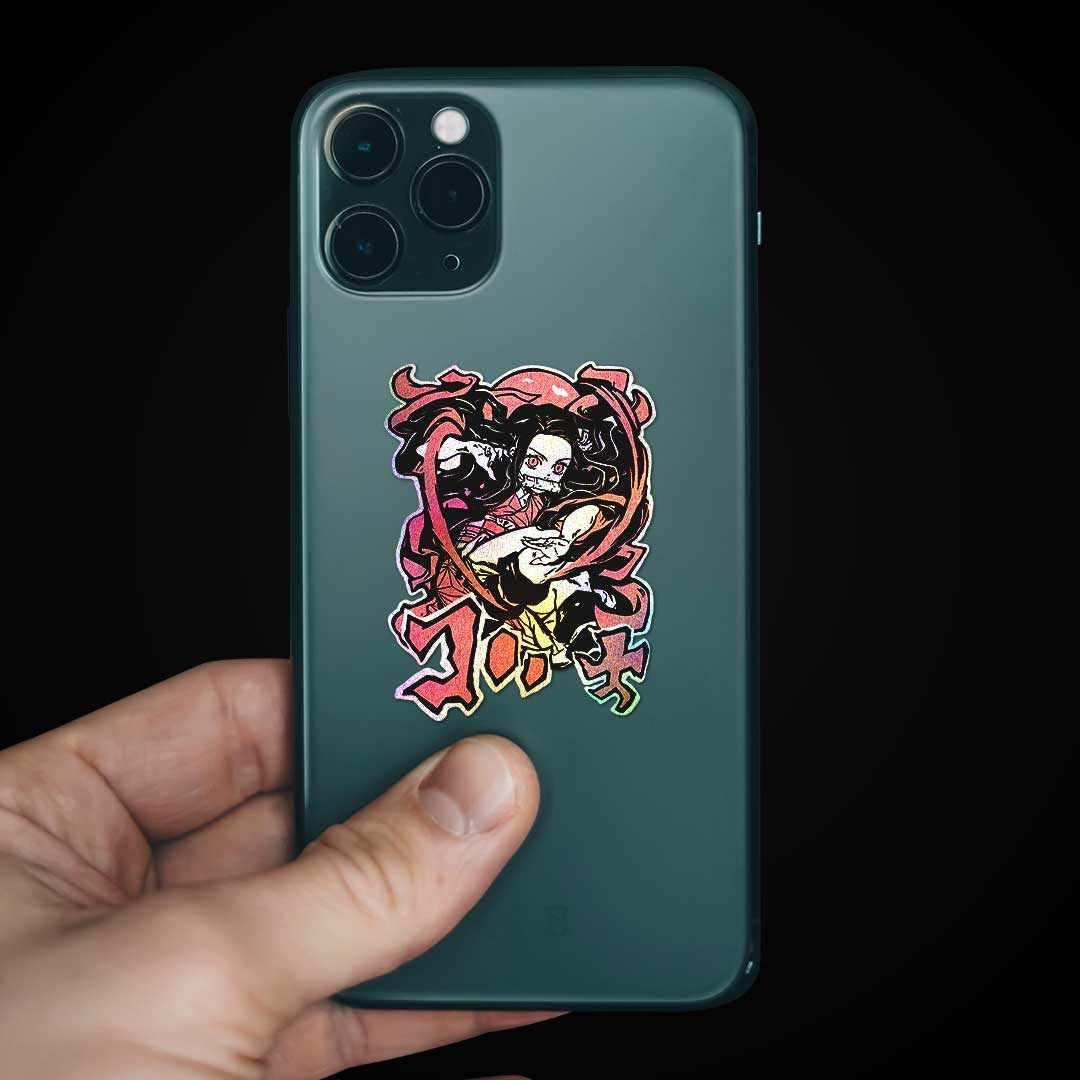 Nezuko Diamond Dust Sticker | STICK IT UP