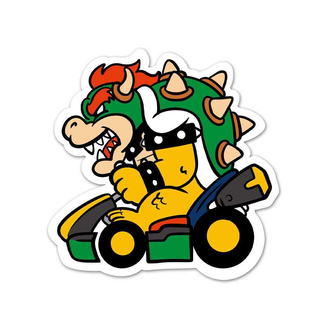 Monster Cart Sticker waterproof vinyl decal for laptop, bike, car & bottle