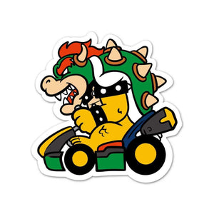 Monster Cart Sticker waterproof vinyl decal for laptop, bike, car & bottle