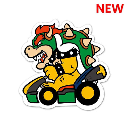 Monster Cart Sticker waterproof vinyl decal for laptop, bike, car & bottle