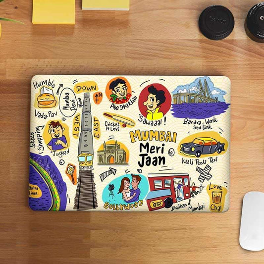 Mumbai Meri Jaan Laptop Skin - STICK IT UP