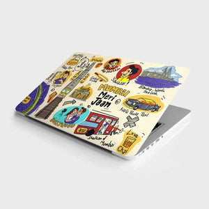 Mumbai Meri Jaan Laptop Skin waterproof vinyl decal for laptop, bike, car & bottle