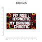 My Ass Hypnotic Bumper Sticker waterproof vinyl decal for laptop, bike, car & bottle