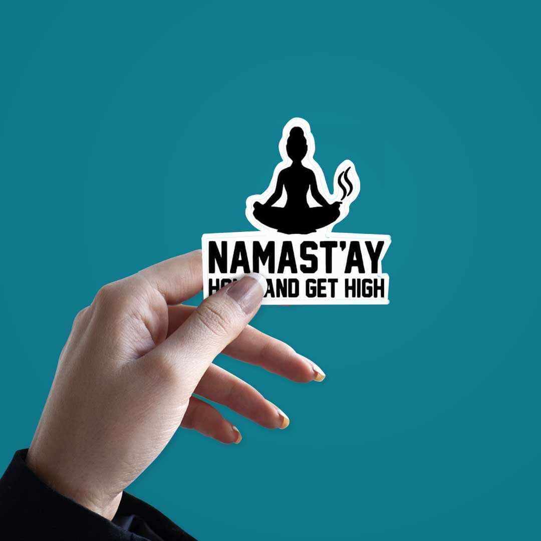 NamaSTAY Sticker waterproof vinyl decal for laptop, bike, car & bottle