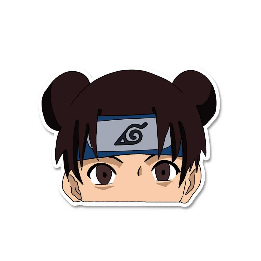 Naruto girl Sticker waterproof vinyl decal for laptop, bike, car & bottle