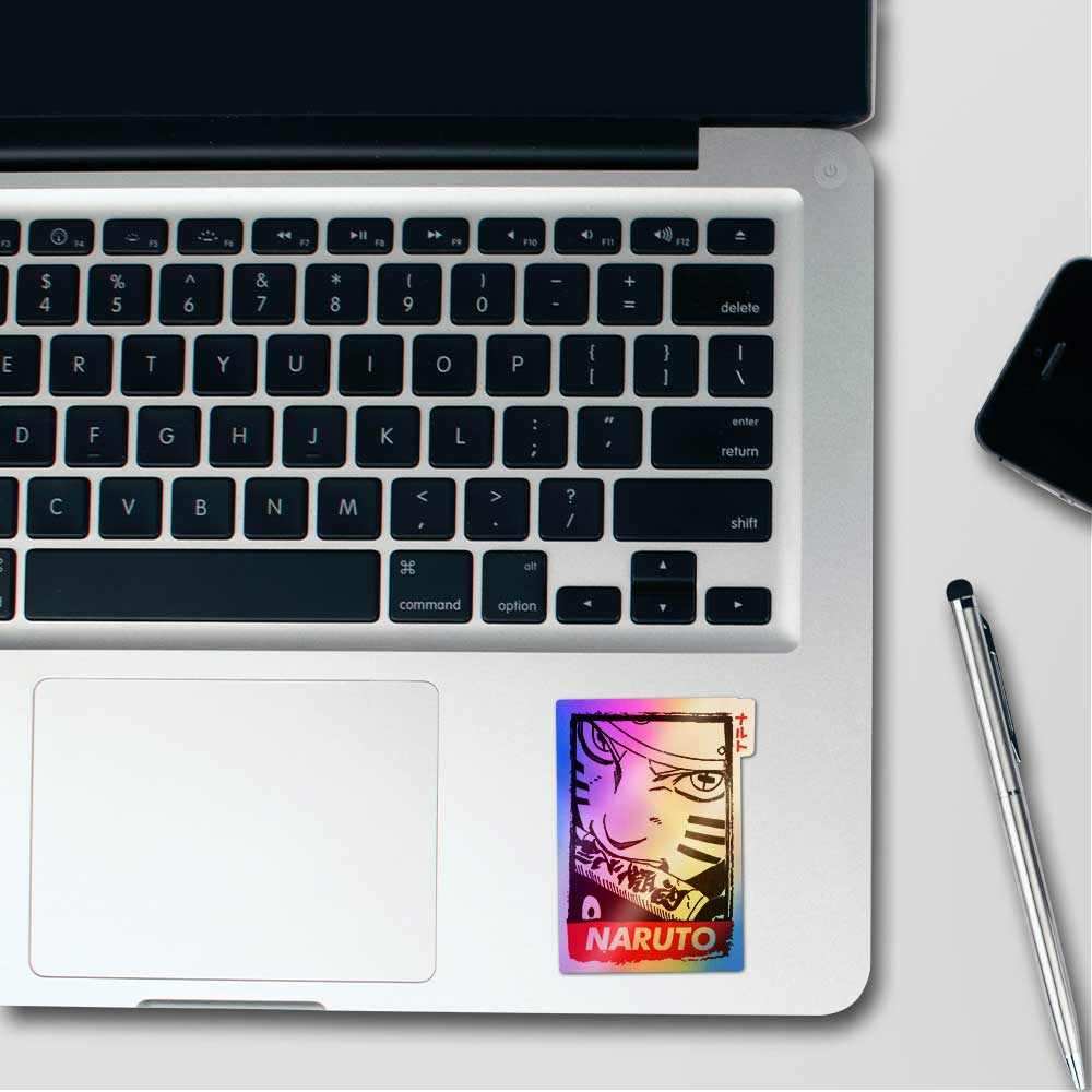 Naruto Holographic Stickers waterproof vinyl decal for laptop, bike, car & bottle