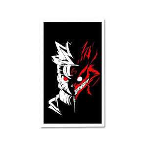 Naruto kurama Sticker waterproof vinyl decal for laptop, bike, car & bottle