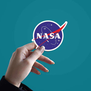 Nasa Logo Sticker waterproof vinyl decal for laptop, bike, car & bottle