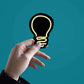 Neon Bulb Sticker waterproof vinyl decal for laptop, bike, car & bottle