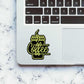 Neon Coffee Sticker waterproof vinyl decal for laptop, bike, car & bottle