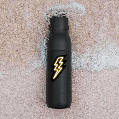 Neon Lightning Sticker - STICK IT UP