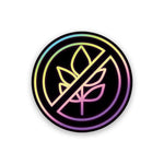 Neon No weed Sticker waterproof vinyl decal for laptop, bike, car & bottle