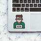 Nerd Alert Sticker waterproof vinyl decal for laptop, bike, car & bottle