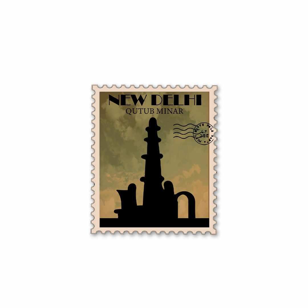 New Delhi - Qutub Minar Sticker - Stickers | STICK IT UP