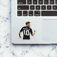 Neymar jr Sticker waterproof vinyl decal for laptop, bike, car & bottle