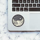 Night Mountain Sticker waterproof vinyl decal for laptop, bike, car & bottle