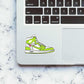 Air Shoe Green sticker waterproof vinyl decal for laptop, bike, car & bottle