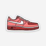 Air Shoe Pink sticker waterproof vinyl decal for laptop, bike, car & bottle