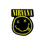 Nirvana Sticker waterproof vinyl decal for laptop, bike, car & bottle