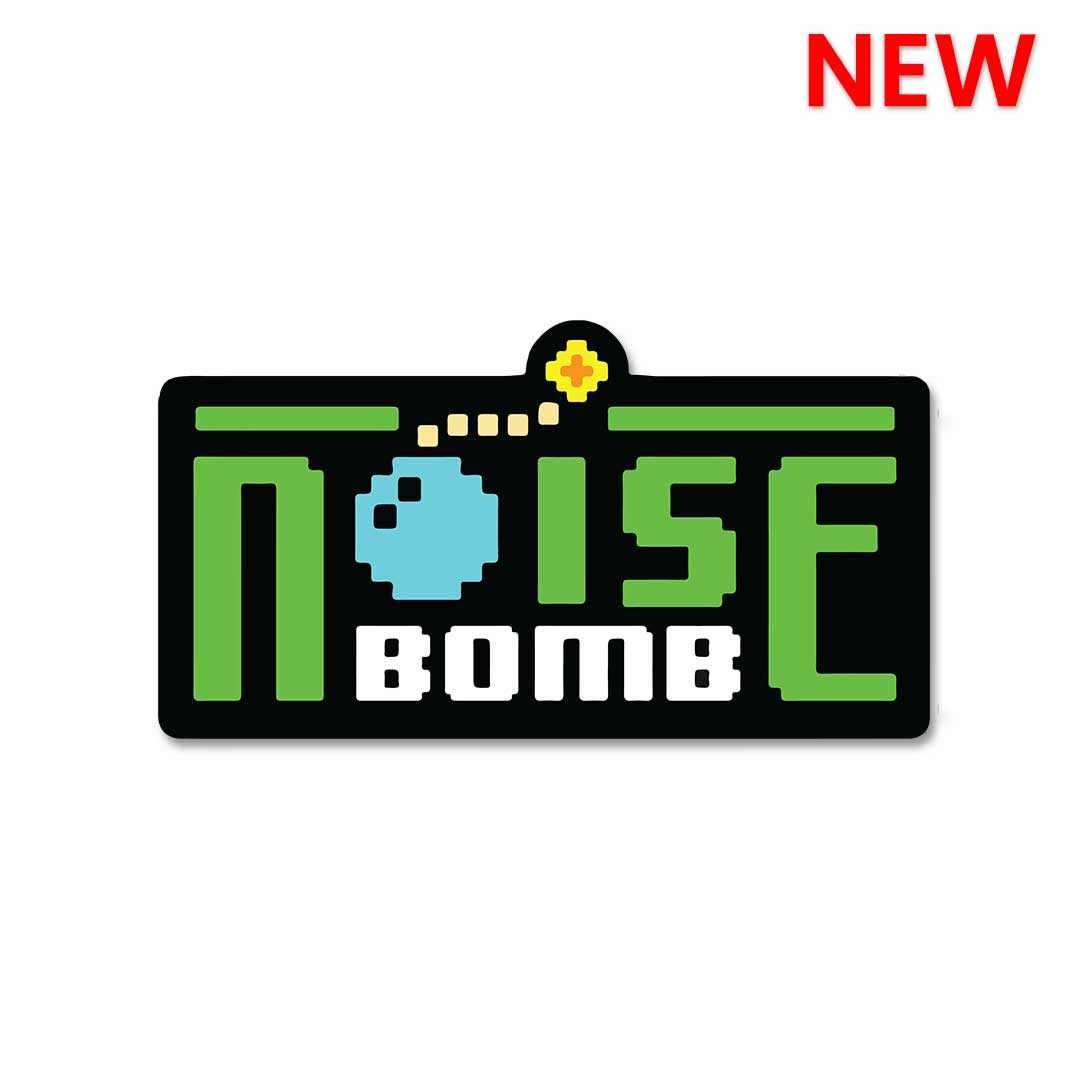 Noise Bomb Sticker waterproof vinyl decal for laptop, bike, car & bottle