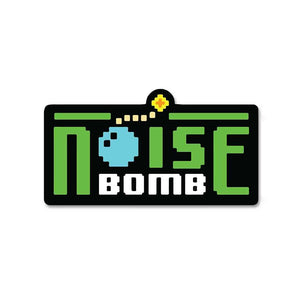 Noise Bomb Sticker waterproof vinyl decal for laptop, bike, car & bottle