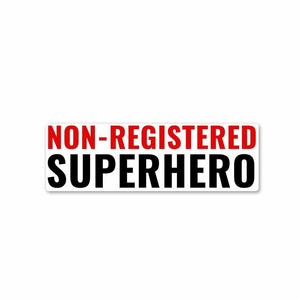 Non - registered Super Hero Sticker waterproof vinyl decal for laptop, bike, car & bottle