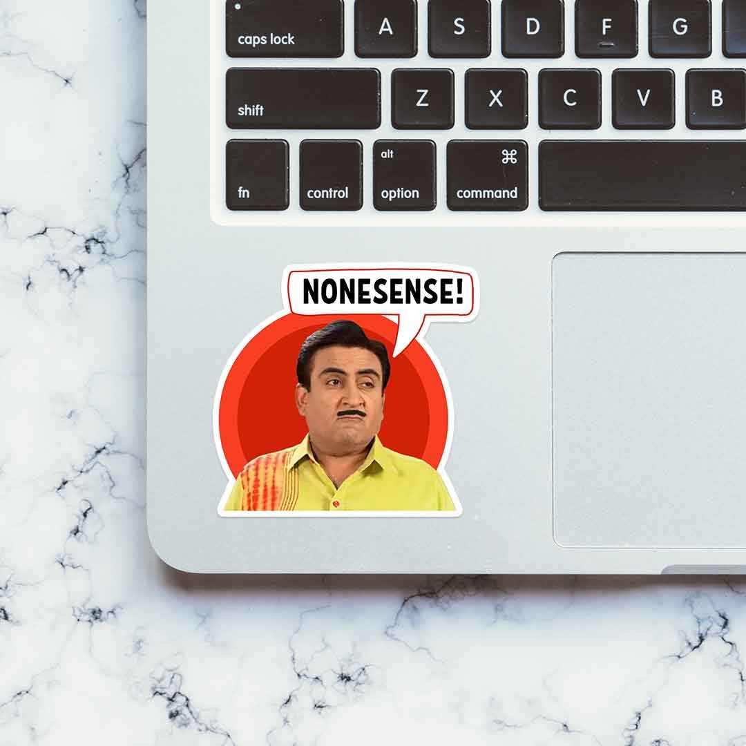 Nonesense sticker waterproof vinyl decal for laptop, bike, car & bottle