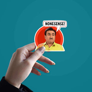 Nonesense sticker waterproof vinyl decal for laptop, bike, car & bottle