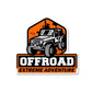 OFFROAD EXTREME ADVENTURE Sticker waterproof vinyl decal for laptop, bike, car & bottle