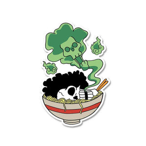 One piece 1 Sticker waterproof vinyl decal for laptop, bike, car & bottle