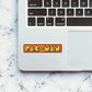 PAC - MAN Sticker waterproof vinyl decal for laptop, bike, car & bottle