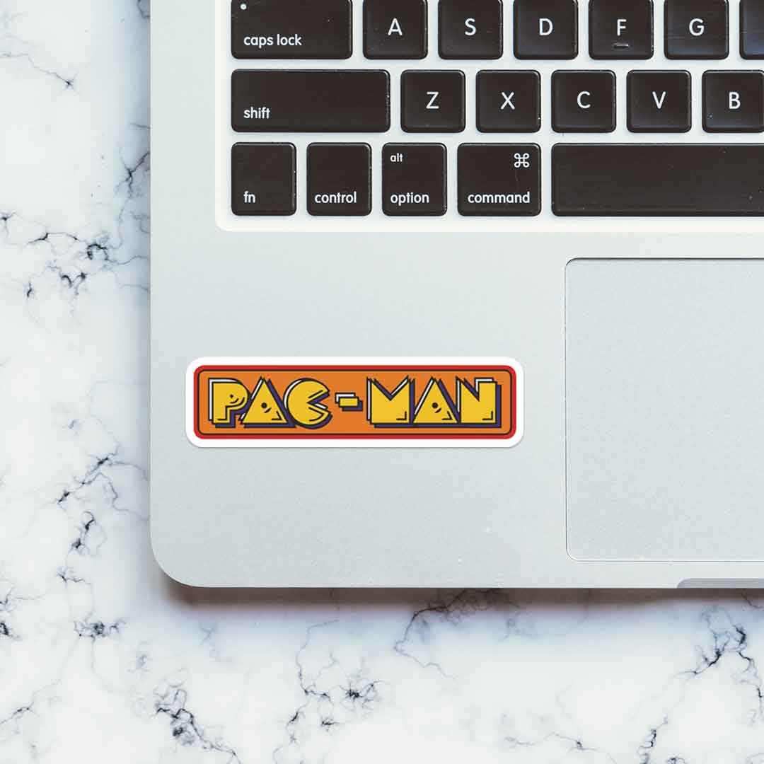 PAC - MAN Sticker waterproof vinyl decal for laptop, bike, car & bottle
