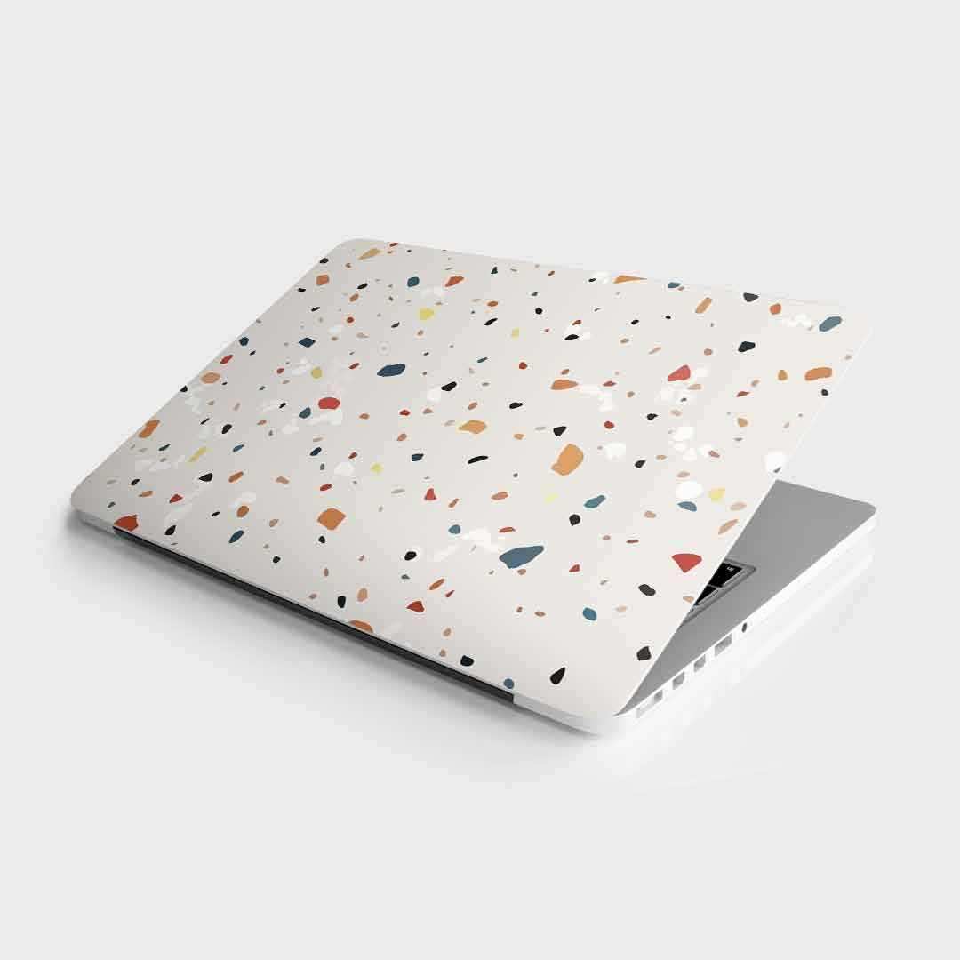 Paint attack white Laptop Skin waterproof vinyl decal for laptop, bike, car & bottle