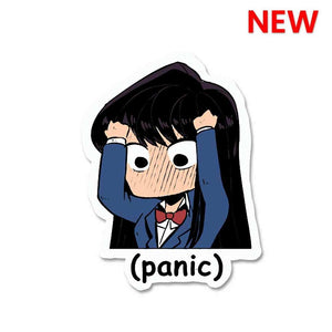 Panic Sticker waterproof vinyl decal for laptop, bike, car & bottle