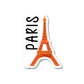 Paris Sticker waterproof vinyl decal for laptop, bike, car & bottle
