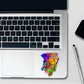 Party hard Holographic Stickers waterproof vinyl decal for laptop, bike, car & bottle