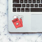 Passport sticker waterproof vinyl decal for laptop, bike, car & bottle