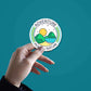 Peace and Nature Sticker waterproof vinyl decal for laptop, bike, car & bottle