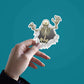 Peek a boo Sticker waterproof vinyl decal for laptop, bike, car & bottle