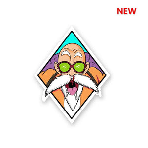 Pervy Master Roshi Sticker waterproof vinyl decal for laptop, bike, car & bottle