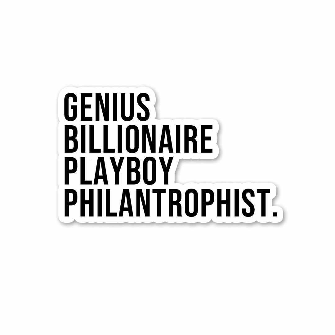 Philanthrophist Sticker - Stickers | STICK IT UP