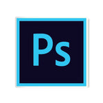 Photoshop Logo Sticker waterproof vinyl decal for laptop, bike, car & bottle
