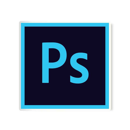 Photoshop Logo Sticker waterproof vinyl decal for laptop, bike, car & bottle