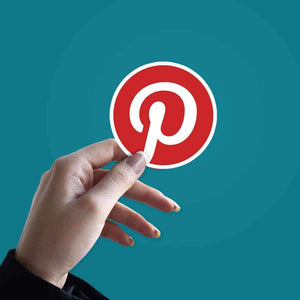 Pinterest Logo Sticker waterproof vinyl decal for laptop, bike, car & bottle